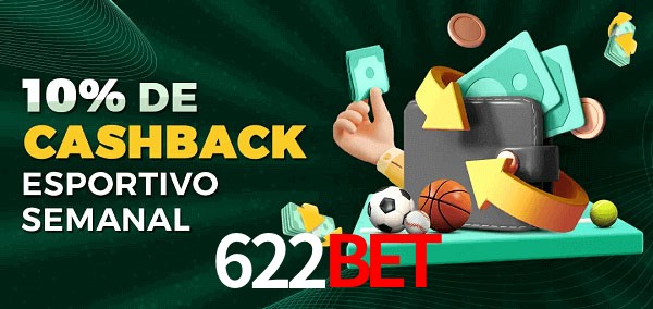 10% de bônus de cashback na 622bet